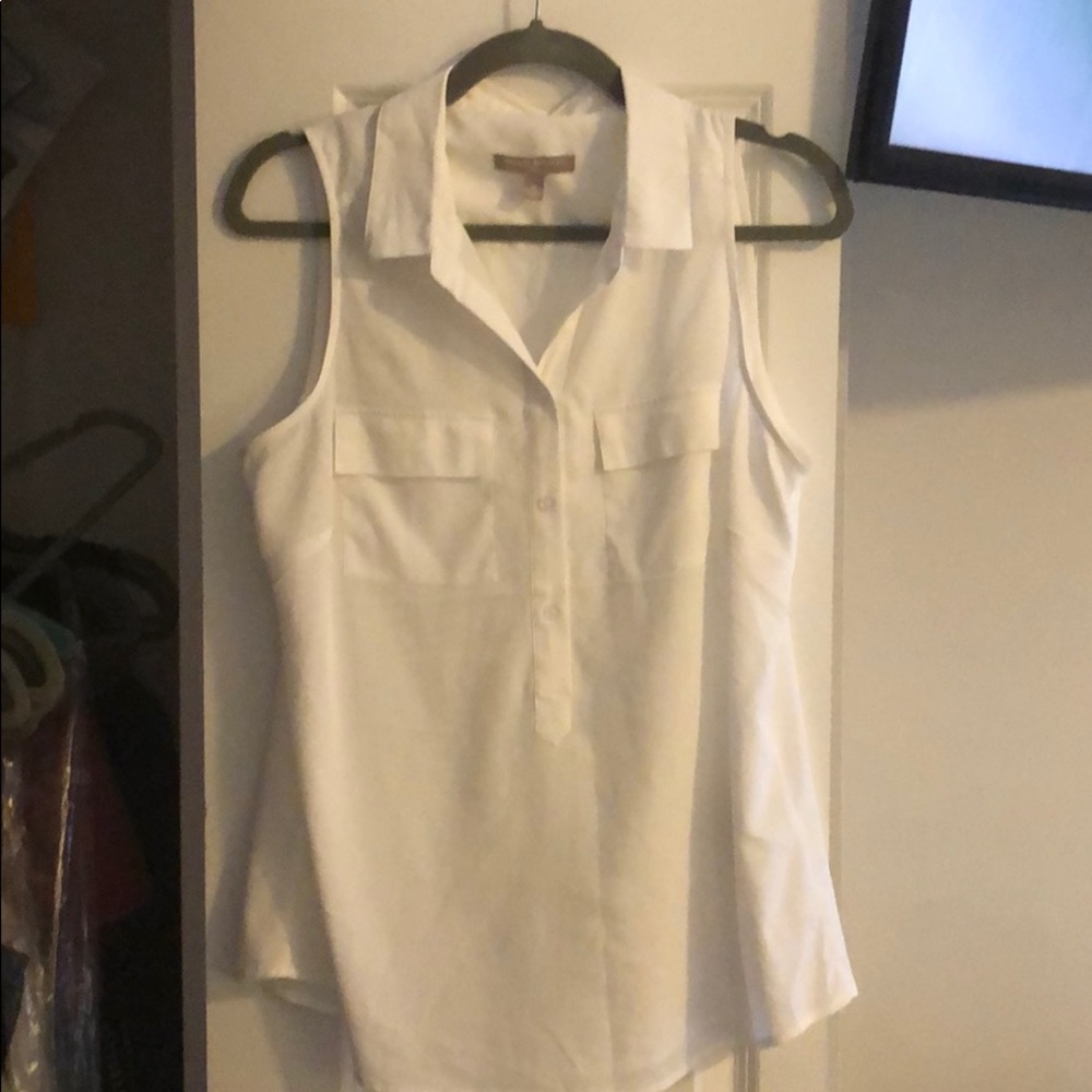 Banana Republic Sleeveless Button-down